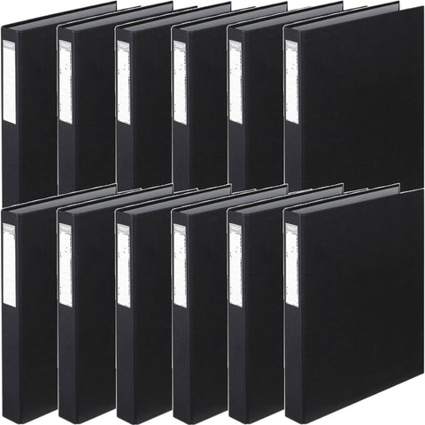 Colourhide Ring Binder PE 2D 25mm A4 Black Box 12