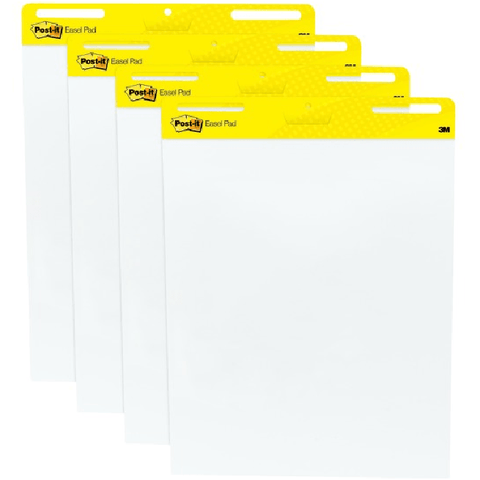 Post-It 559-VAD Super Sticky Easel Pad White Pack 4