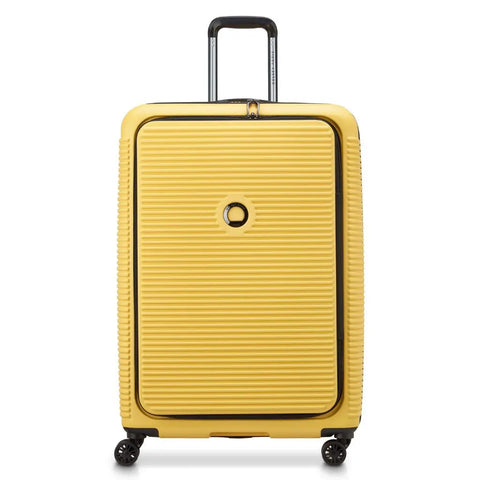 Delsey Freestyle Front Opening 76cm Large Luggage - Yellow