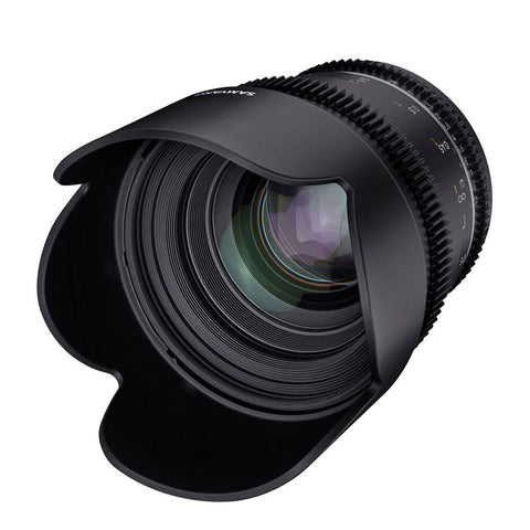 Samyang 50mm T1.5 MK2 VDSLR Lens For Canon RF Full Frame (Black)