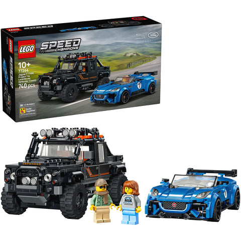 LEGO 77264 Jaguar Project 7 and Land Rover Defender - Speed Champions