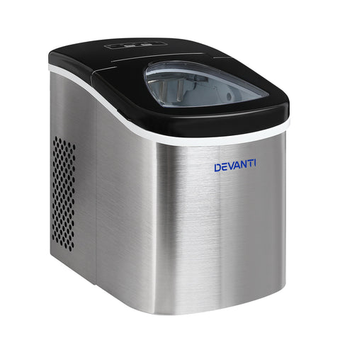 Devanti 12kg Ice Maker Machine Stainless Steel