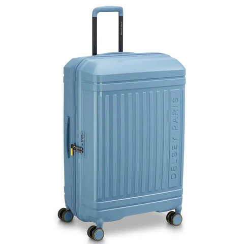 Delsey Lutece Lightweight EXP Large Suitcase - Blue