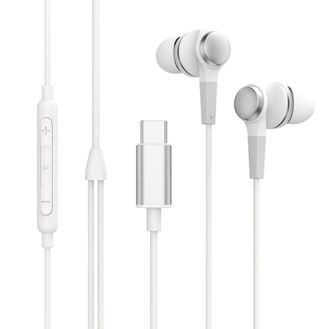 Rewyre USB-C Wired In-Ear Earphones (White)