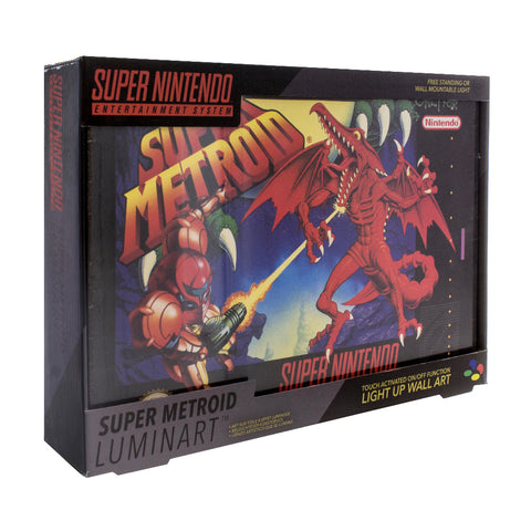 Paladone 30cm Super Metroid Luminart Kids Wall Decor Lamp