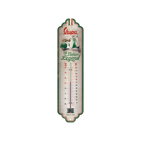 Nostalgic-Art Wall Metal Thermometer Vespa Italian Legend 28x6.5x2cm