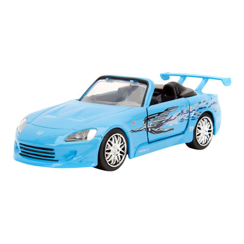 Jada 1:32 Scale Fast & Furious 2001 Honda S2000 Blue Remix Diecast Vehicle Model