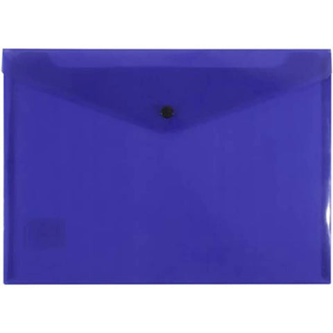 Bantex Button Closure Document Folder (A4) - Purple