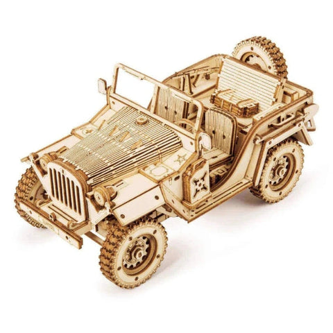 Robotime DIY 1/18 Army Field Car