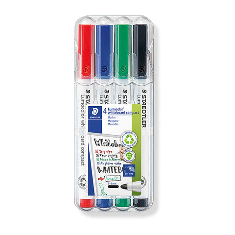 Staedtler Compact Whiteboard Marker (Assorted) [Case 4]