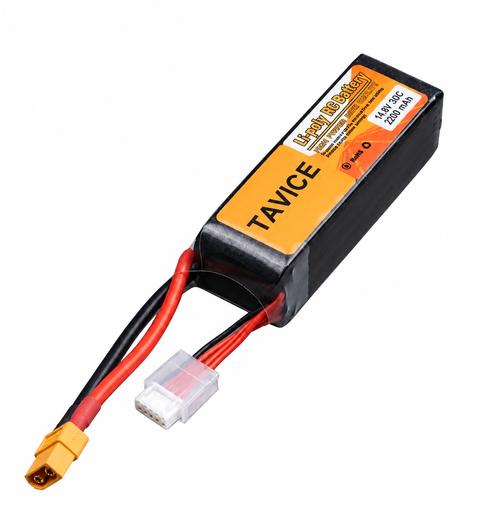 TAVICE 4S LiPo Battery 14.8V 2200mAh 120C with XT60 Connector Compatible with RC Drone, FPV, Quadcopter & Helicopter