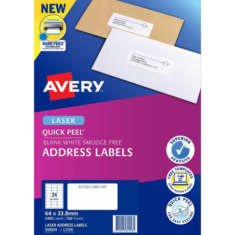 Avery Quick Peel Address Labels