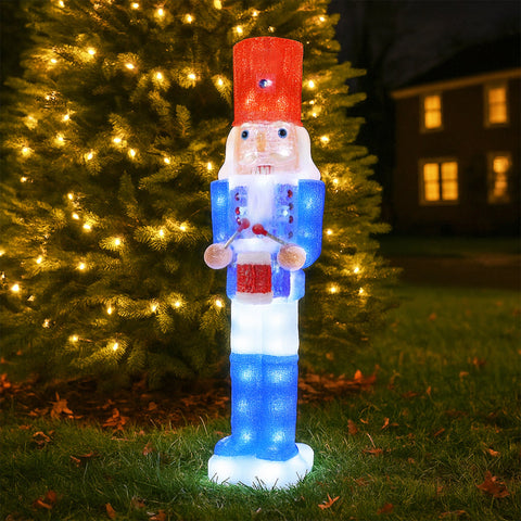 Lexi Lighting Acrylic Nutcracker V1 Christmas Lights
