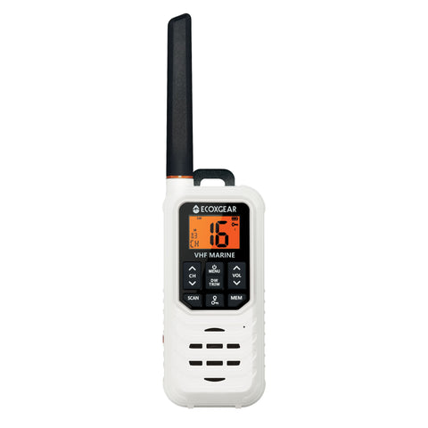 EcoXgear EXM300 3 Watt IP67 VHF Marine Handheld Radio