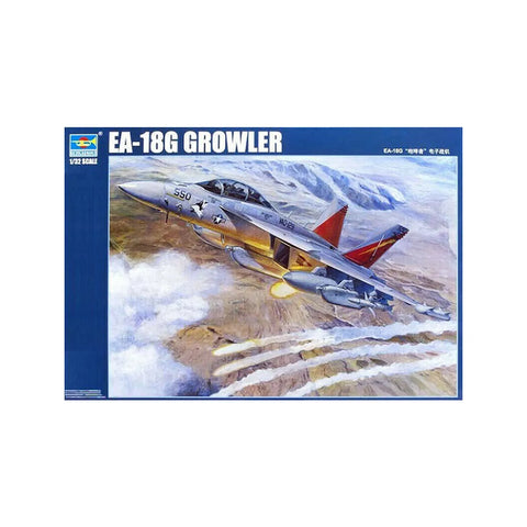 Trumpeter 1/32 EA-18G Growler Jet Scaled Plastic Model Kit