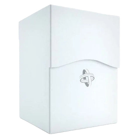 Gamegenic Deck Holder Holds 100 Sleeves Deck Box Cards (White)