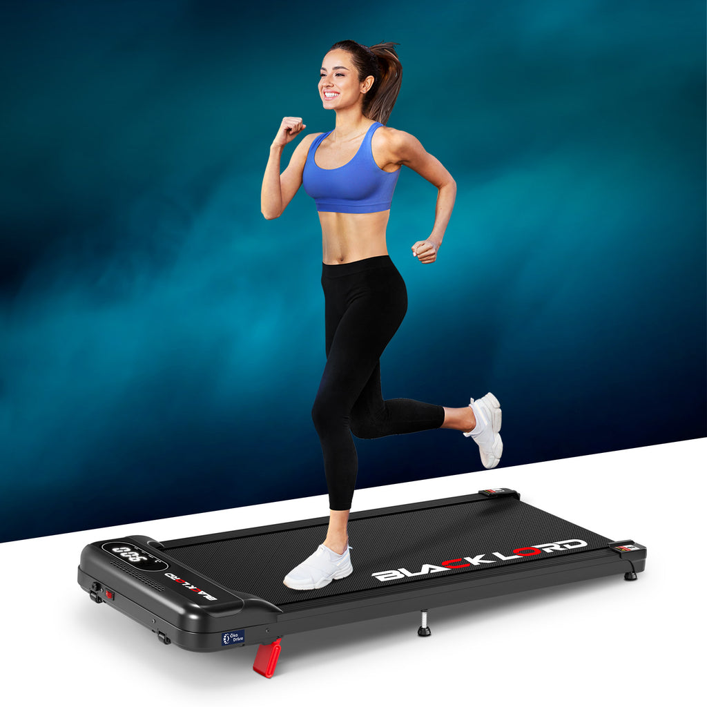 BLACK LORD Treadmill Electric Walking Pad Incline Home Gym Remote ...