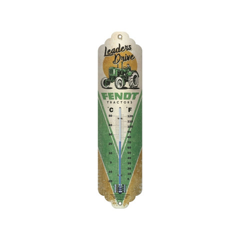 Nostalgic-Art Wall Metal Thermometer Fendt Leaders Drive 28x6.5x2cm