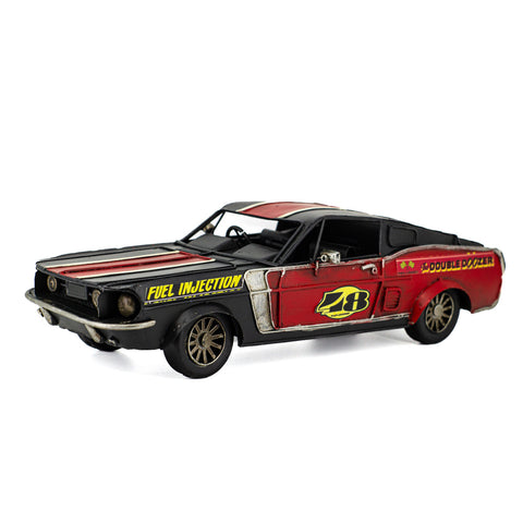 Boyle Metal Display Hot Racer Handmade Ornament Home Decor 32cm (Red/Black)