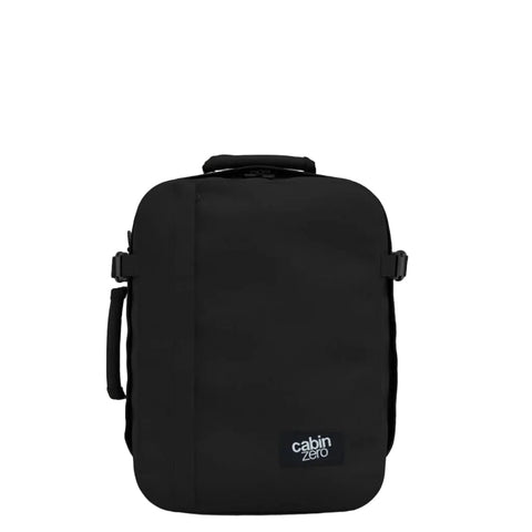 CabinZero Classic 28L Lightweight 0.7kg TECH Backpack - Black