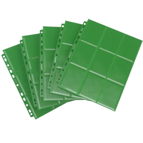 Gamegenic Sideloading 18 Pocket Pages Display (Green)