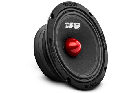 DS18 PRO 6.5" Mid Range Speaker with Bullet 140W RMS 4 Ohm (Each)