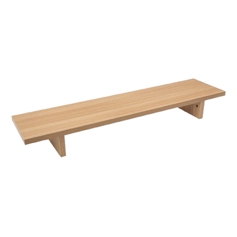 Desky Minimal Monitor Stand - Sublime Teak Melamine