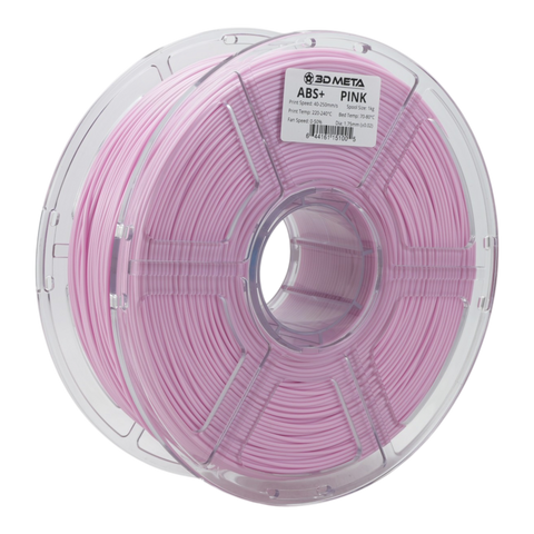 3D META ABS+ 3D Printing Filament - Pink