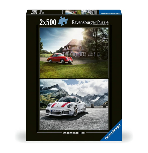 Ravensburger Porsche 356 and Porsche 911 (2x500pc Puzzle)