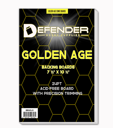 Defender Golden Age Comic Boards 7 ½" × 10 ½"