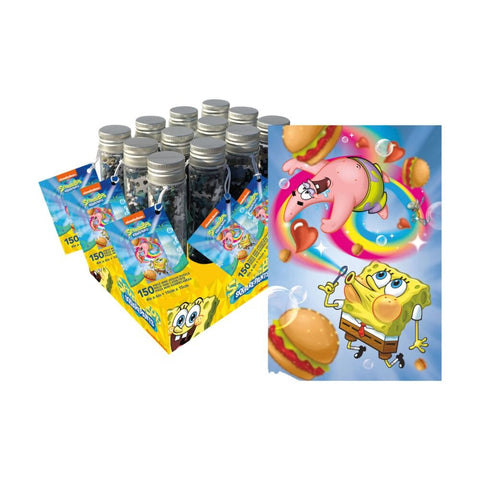 Aquarius 12pc Aquarius Spongebob Squarepants Tube Puzzle