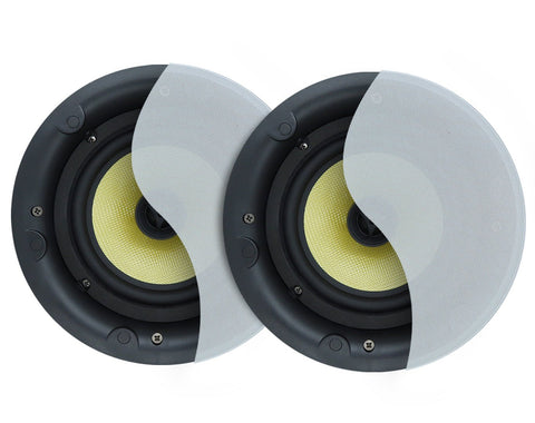 Weconic 8" Rimless Ceiling Speakers 200W 8ohm Commercial Pair LGC83