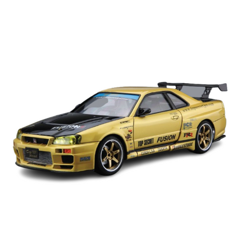 Aoshima 1/24 Top Secret Nissan Bnr34 Skyline Gt-r '99