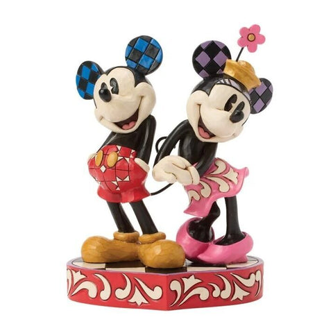 Jim Shore Disney Traditions - Mickey and Minnie Mouse - Tails of True Love