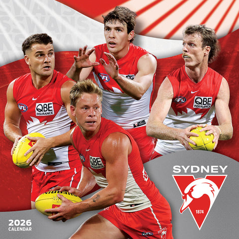 Paper Pocket AFL Sydney Swans 2026 Calendar