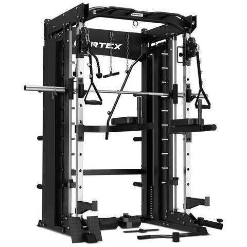 CORTEX SM26 Multi Gym (Dual Stack Functional Trainer, Smith Machine, Half Rack)