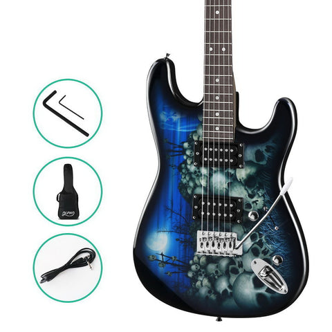 Alpha 41" Electric Guitar Humbucker Pickup Switch Full Size (Skull Pattern)