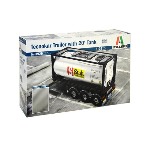 Italeri 1/24 Tecnokar Trailer with 20' Tank