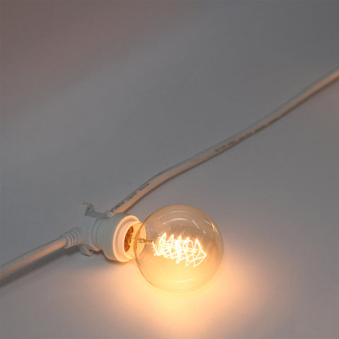 Lexi Lighting Outdoor Festoon Belt String Light - White