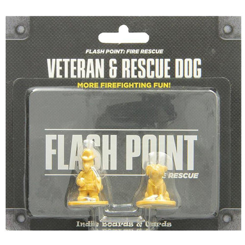 Indie Boards & Cards Flashpoint Fire Rescue Veteran and Rescue Dog Board Game