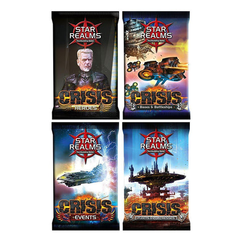 White Wizard Games Star Realms Crisis Expansion Packs (Set of 4)