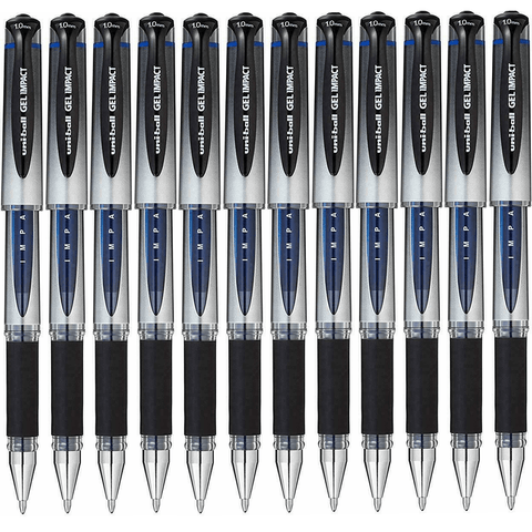 Uni-Ball UM-153 Signo Broad Gel Ink Impact Pen 1.0mm (Blue) [Box 12]