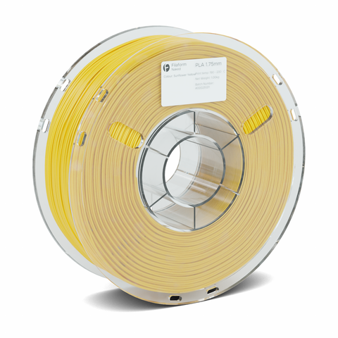 Filaform Naked PLA 3D Printer Filament 1.75mm 1kg (Sunflower Yellow)
