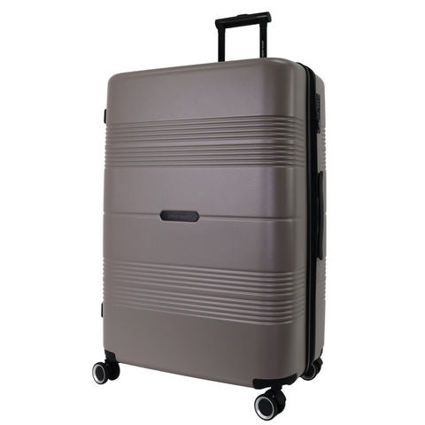 Pierre Cardin Large 163L Travel Hard Shell Case Travel Luggage (Taupe)