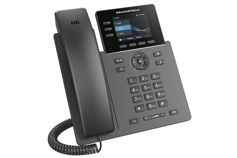 Grandstream GRP2611G 3 Lines, 4 SIP Accounts, 2.8 in scrn, PoE, GigE