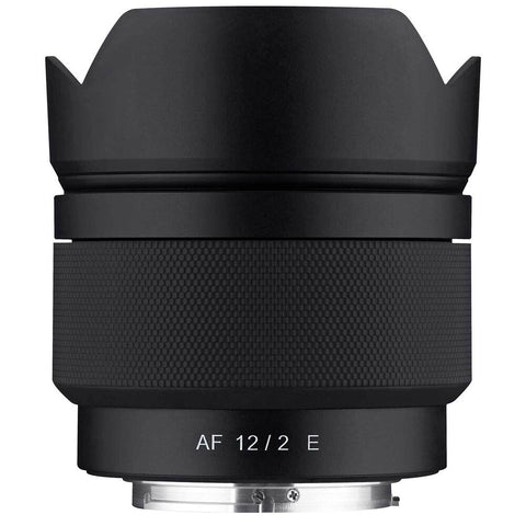Samyang 12mm F2.0 AutoFocus UMC II Lens For Sony FE APS-C (Black)