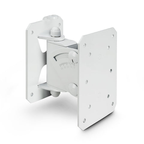 Gravity SPWMBS20B Tilt and Swivel Steel Wall Mount Holder For Speaker 20KG (White)