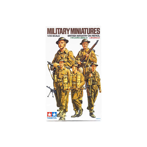 Tamiya 1/35 British Infantry on Patrol Set Scaled Plastic Model Kit