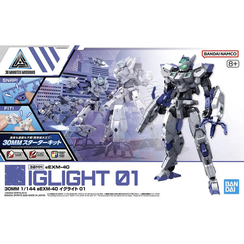 Bandai 30mm 1/144 Eexm-40 Iglight 01