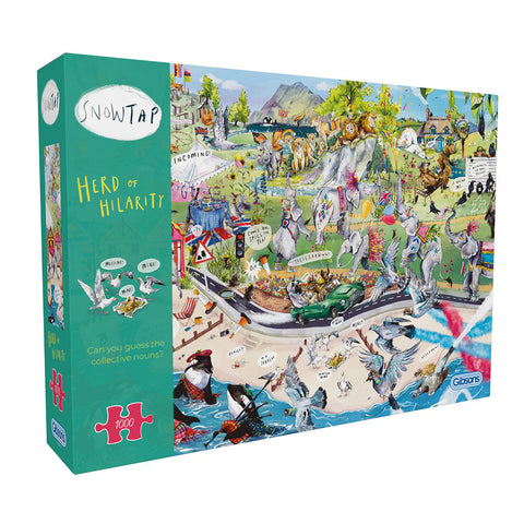 Gibsons 1000pc Herd of Hilarity Puzzle